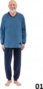 Martel Piżama męska długi rękaw długie spodnie XL 1
