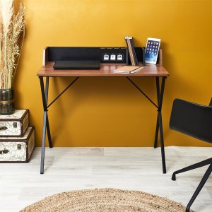 Biurko Intesi Biurko Brico orzech/ czarne 2