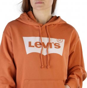 Levi`s Bluza marki Levis model 18487_GRAPHIC kolor Pomarańczowy. Odzież Damskie. Sezon: Jesień/Zima L 3