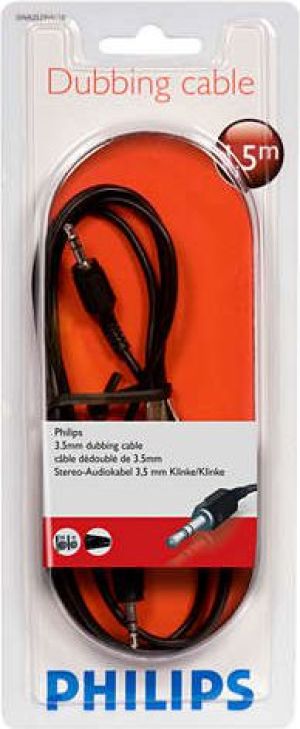 Kabel Philips Jack 3.5mm - Jack 3.5mm 1.5m czarny (SWA2529W/10) 2