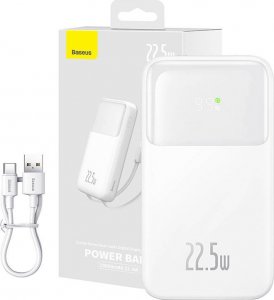 Powerbank Baseus Comet 10000mAh Biały 2