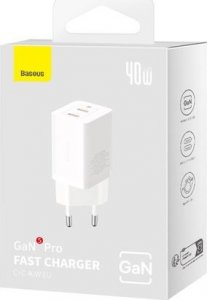 Ładowarka Baseus  CCGP180102 2x USB-C 3 A (CCGP180102) 5