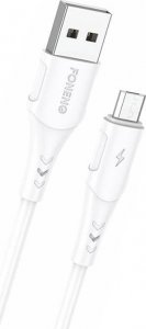 Kabel USB Foneng USB-A - microUSB 1 m Biały (X81 Micro) 1
