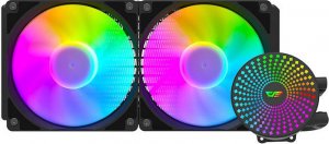 Chłodzenie wodne Darkflash DC240 ARGB Czarne 2
