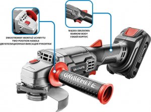 Szlifierka Graphite Szlifierka kątowa akumulatorowa Energy+ 125mm 58GE130 9