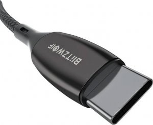Kabel USB Blitzwolf USB-C - USB-C 1.8 m Czarny (BW-TC23 1.8m) 3