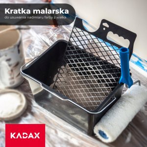 Kadax Kratka Malarska Do Wałka 39x28 cm Czarna 3szt 2