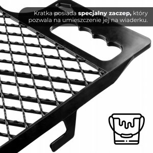 Kadax Kratka Malarska Do Wałka 39x28 cm Czarna 3szt 5