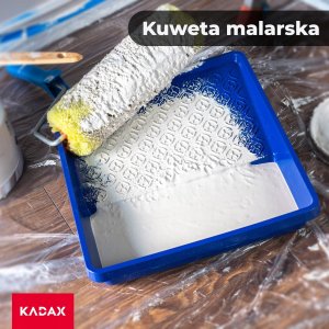 Kadax Kuweta Malarska Na Wałek Farba 320mm Niebieska 1Sz 1
