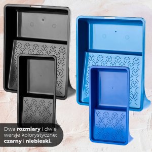 Kadax Kuweta Malarska Na Wałek Farba 160mm Czarna 1szt 5