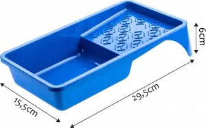 Kadax Kuweta Malarska Na Wałek Farba 160mm Niebieska 1Sz 9