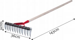 Kadax Aerator Ręczny Z Trzonkiem Wertykulator Trawnika 7