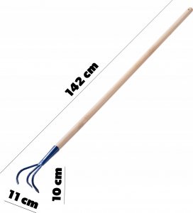 Kadax Kultywator Ręczny Spulchniacz Gleby Ziemi Metalowy 5