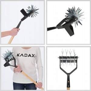 Kadax Spulchniacz Kultywator Gleby Ogrodowy 4 Ostrza 7