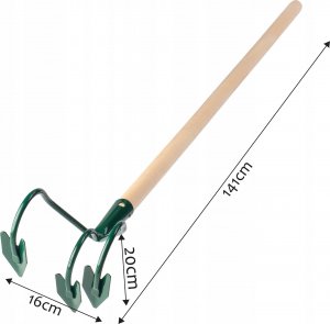 Kadax Spulchniacz Kultywator Gleby Ręczny Ogrodowy 141cm 8
