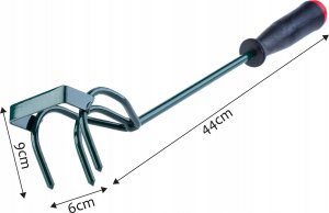 Kadax Spulchniacz Kultywator Gleby Ręczny Ogrodowy 30cm 8