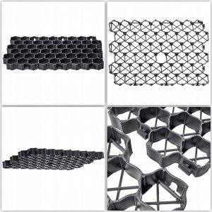 Kadax Kratka Ogrodowa Trawnikowa Parkingowa 60x40 Czarna 6