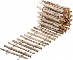 Kadax Płot Drewniany Ogrodzenie Leszczynowe 500x50 4-6cm 1