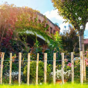 Kadax Płot Drewniany Ogrodzenie Leszczynowe 500x50 7-9cm 6