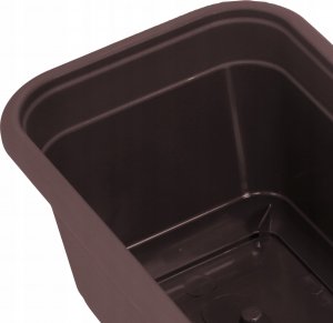 Kadax KADAX Doniczka Skrzynka Balkonowa 80cm Brązowa 8