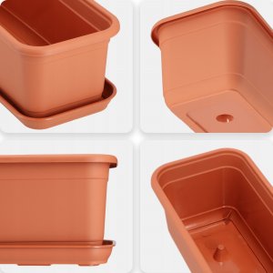 Kadax KADAX Doniczka Skrzynka Balkonowa 80cm Z Podstawką 6