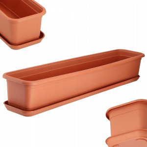 Kadax KADAX Doniczka Skrzynka Balkonowa 80cm Z Podstawką 10