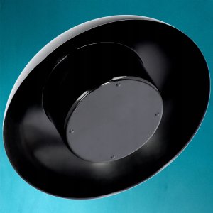 Kadax Doniczka Osłonka Ikebana Kompozycja Czarna 12 cm 4