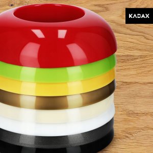 Kadax Doniczka Osłonka Ikebana Kompozycja Czarna 12 cm 6