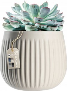 Kadax KADAX Doniczka Ceramiczna Osłonka 14cm Biała 6