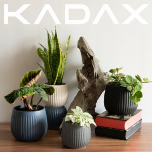 Kadax KADAX Doniczka Ceramiczna Osłonka 14cm Biała 8