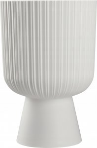 Kadax Doniczka osłonka kwietnik gazon 18cm biała 8