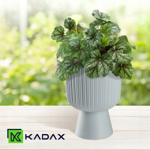 Kadax KADAX Doniczka Osłonka Kwietnik Gazon 14cm Szara 2