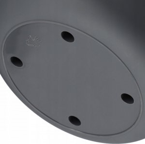 Kadax KADAX Doniczka Osłonka Z Podstawką 17cm Antracyt 6