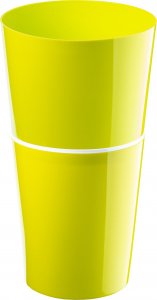 Kadax Doniczka Osłonka Na Kwiaty Wysoka 25cm Limonkowa 2