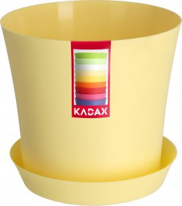 Kadax Doniczka Osłonka Na Kwiaty fiołek Żółta 12,5cm 1