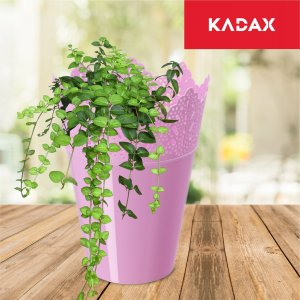 Kadax Doniczka Osłonka Na Kwiaty Rośliny Różowa 12 cm 6