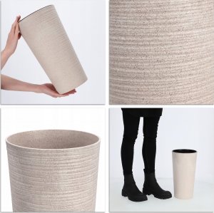 Kadax Doniczka Osłonka Na Kwiaty Ekologiczna Biała 19cm 5