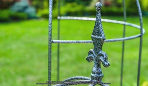 Kadax Obelisk Ogrodowy Metalowy Na Kwiaty Róże 150 cm 12