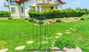 Kadax Obelisk Ogrodowy Metalowy Na Kwiaty Róże 150 cm 9