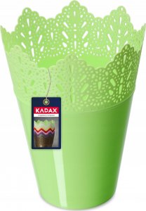 Kadax Doniczka Osłonka Na Kwiaty Rośliny Zielona 16,5cm 1