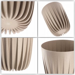 Kadax Doniczka Donica Wkład Osłonka Na Kwiaty Brąz 14cm 5