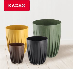 Kadax Doniczka Donica Wkład Osłonka Na Kwiaty Brąz 30cm 4