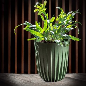 Kadax Eko Doniczka Osłonka + Wkładka Zielona 19x22,5cm 2