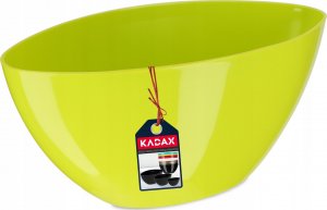 Kadax Doniczka Osłonka Na Kwiaty Połysk Limonkowa 21 cm 1