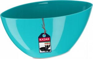 Kadax Doniczka Osłonka Na Kwiaty Połysk Turkusowa 30 cm 1