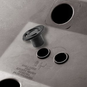 Kadax KADAX Doniczka Donica Na Nóżkach 60cm Wkład Brąz 9