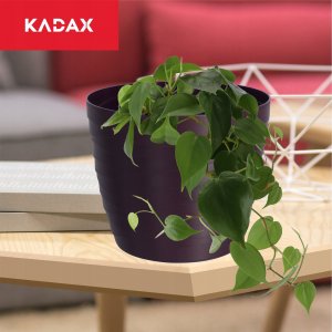 Kadax Doniczka Osłonka Na Kwiaty Okrągła Śliwkowa 11 cm 6