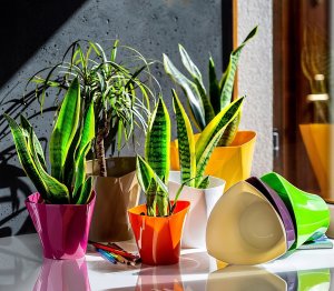 Kadax Doniczka Osłonka Na Kwiaty Połysk Beżowa 13cm 11