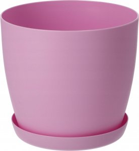 Kadax Doniczka Osłonka Na Kwiaty Podstawka Różowa 18cm 2