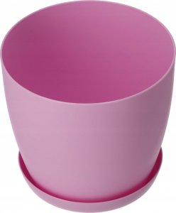 Kadax Doniczka Osłonka Na Kwiaty Podstawka Różowa 18cm 9